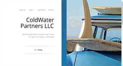 Desktop Screenshot of coldwaterpartnersllc.com